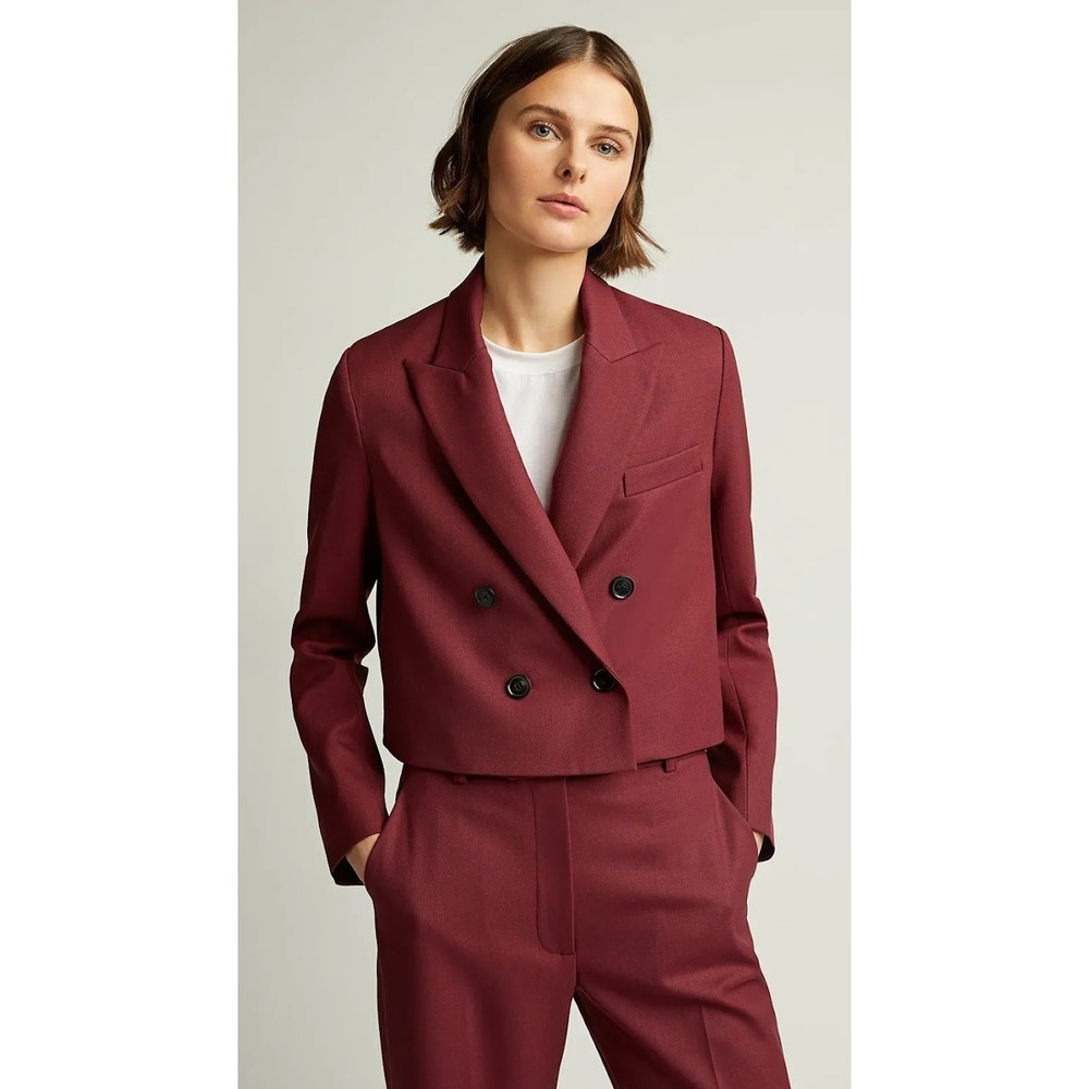 Argent Cropped Blazer‎